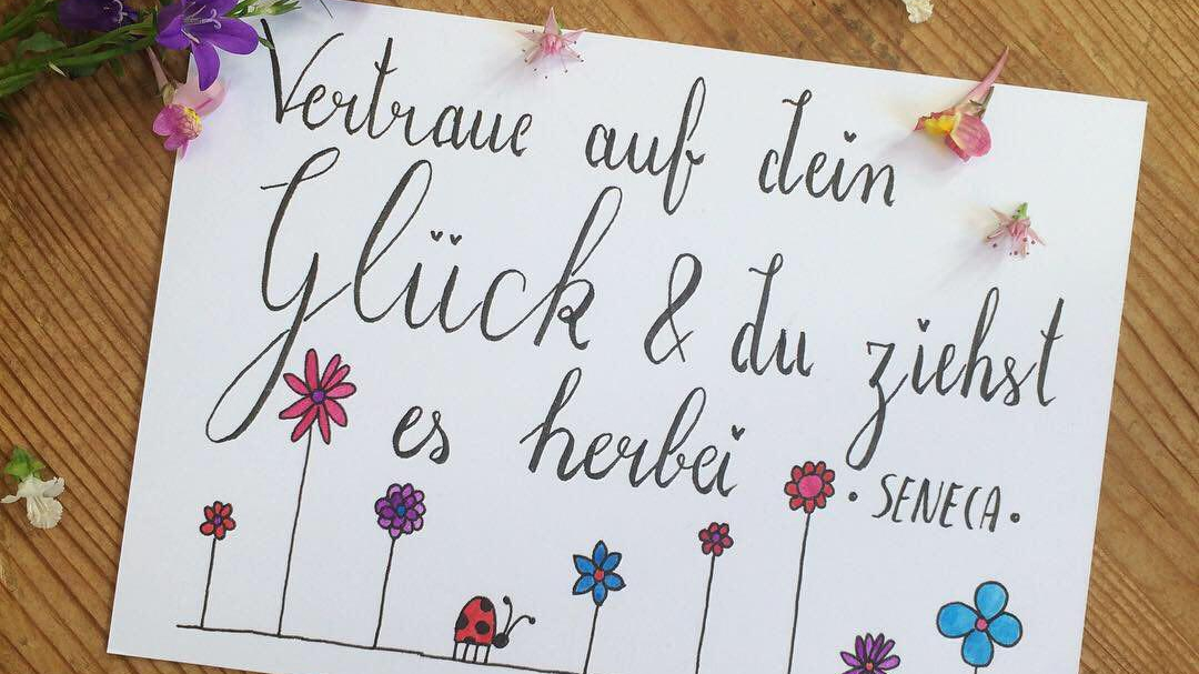 Vertraue auf dein Glück